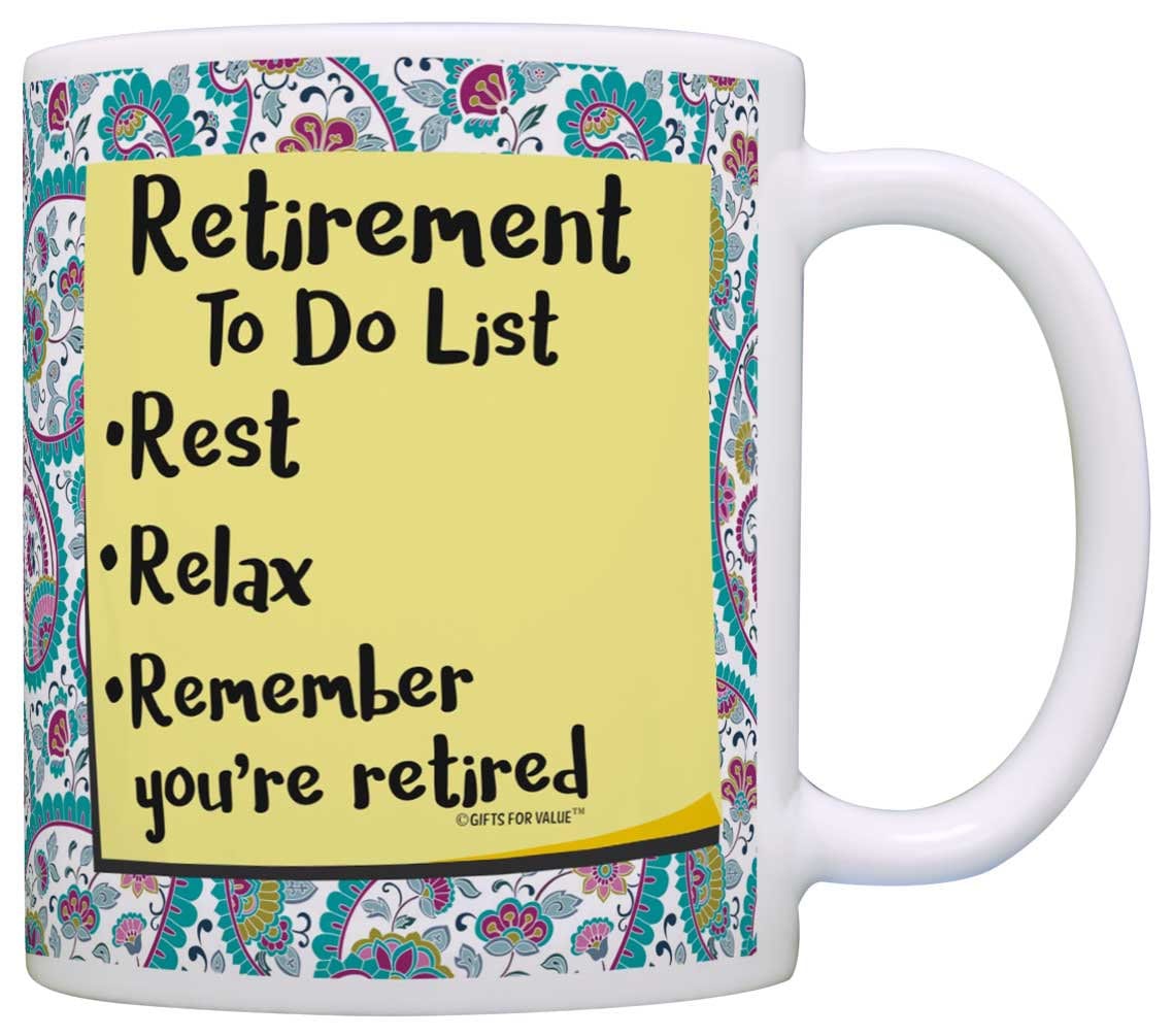 Retiree Gift Retirement to Do List Retirement Gag Gift Etsy