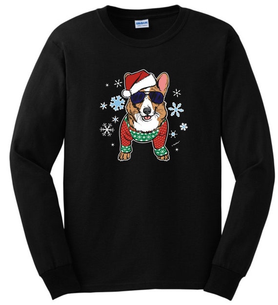 etsy corgi christmas sweater
