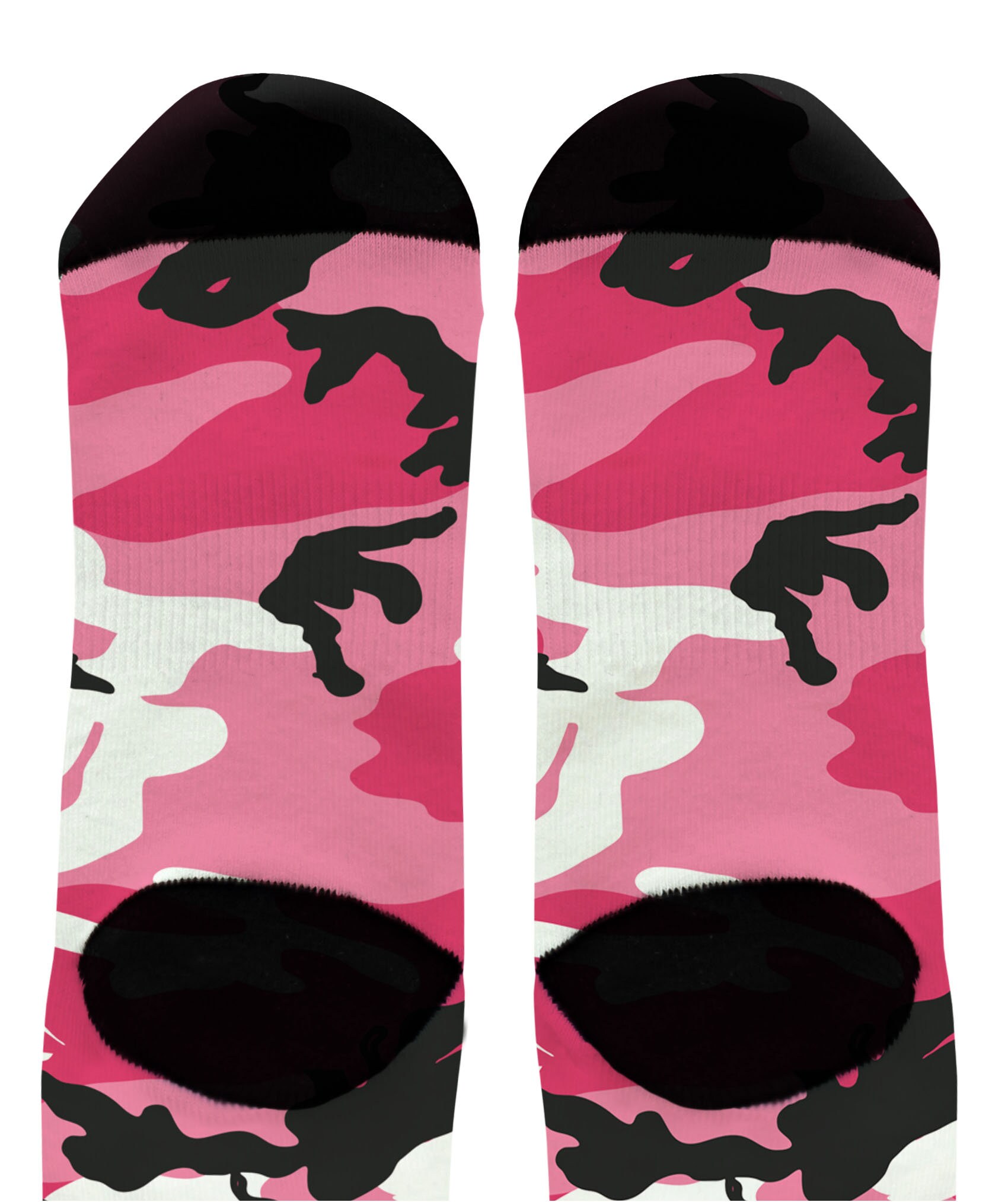Unisex Pink Camouflage Socks Pink Camo Crew Socks Huntress Etsy