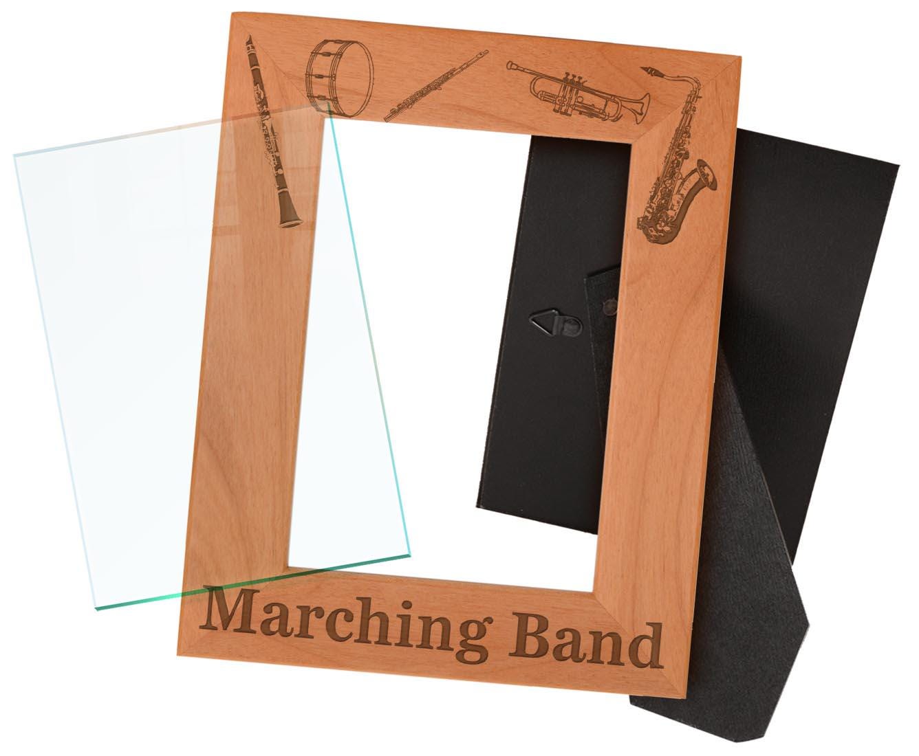 Band Frame Marching Band Photo Frame: Band Instruments, 4x6/5x7/8x10 Laser ...