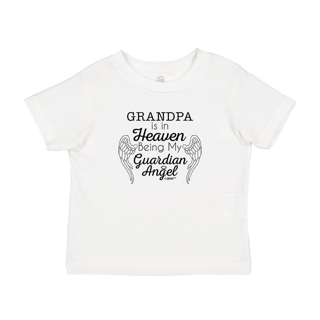 Grandpa Shirt Grandpa is in Heaven My Guardian Angel Toddler - Etsy