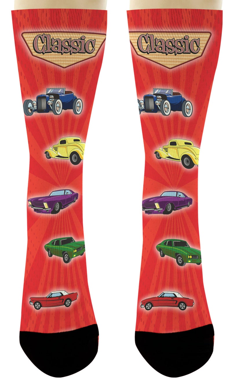 Classic Car Gifts for Women and Men Classic Car Socks Car | Etsy