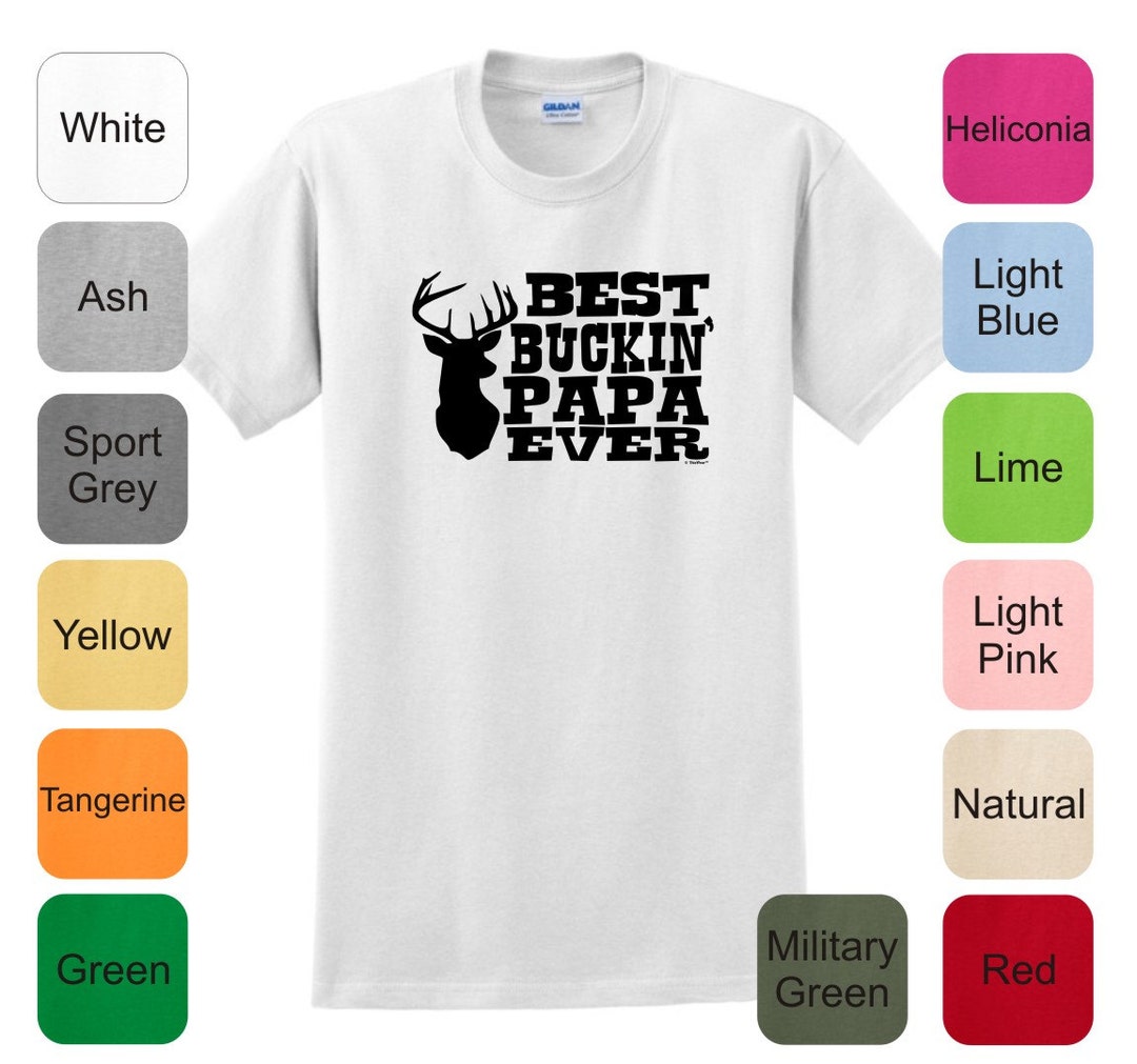 Best Buckin' Papa Ever T-shirt 2000 FA-427 - Etsy