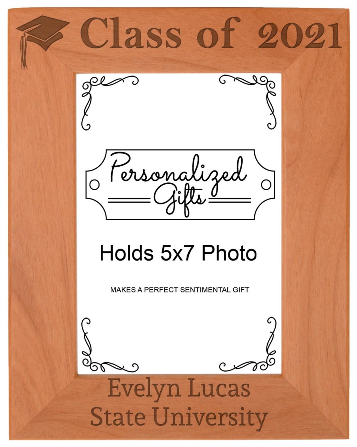 Personalized Graduation 2020 Custom Name and School Natural Etsy