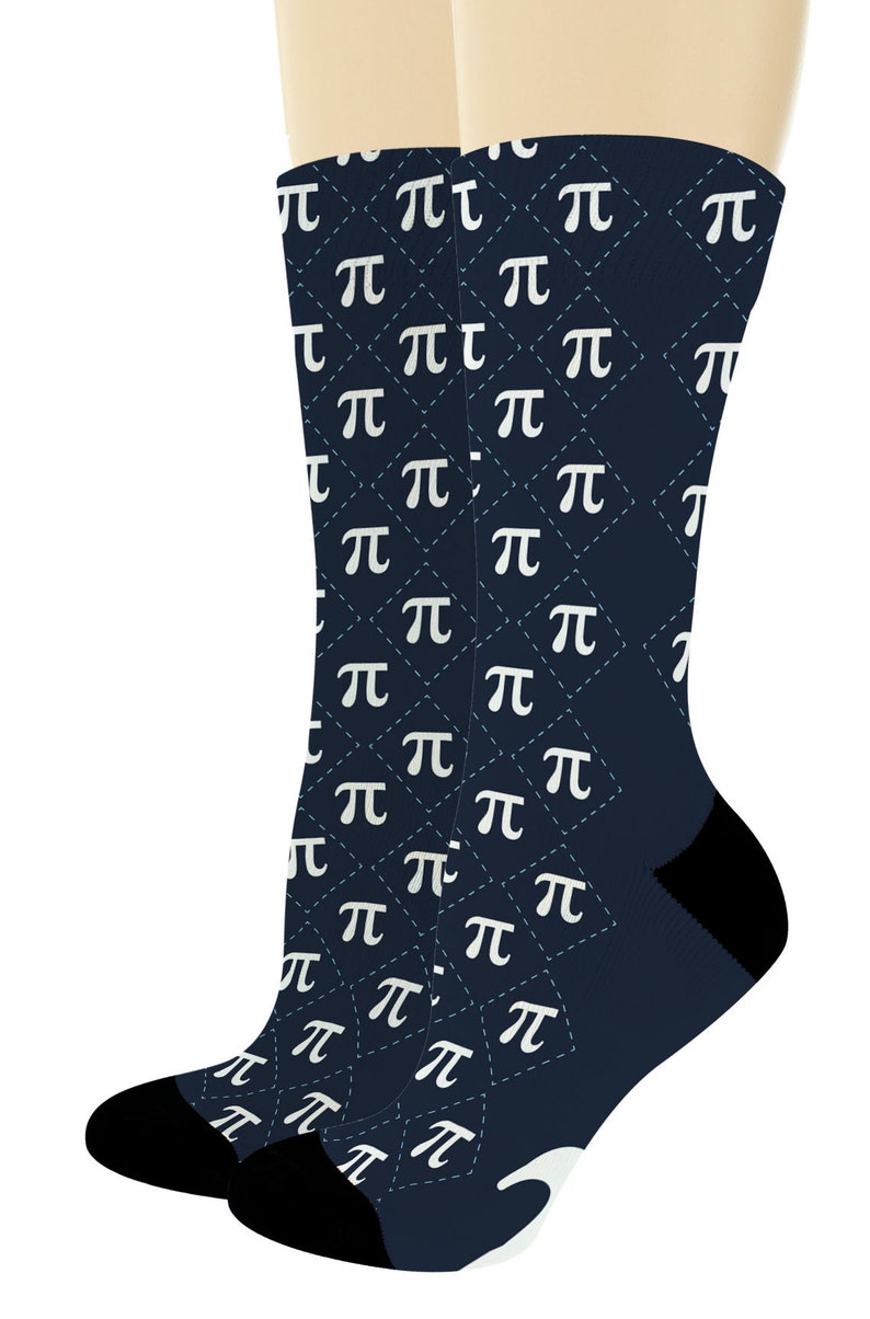 Math Gifts Symbol for Pi Socks STEM Gifts Nerdy Socks Student - Etsy