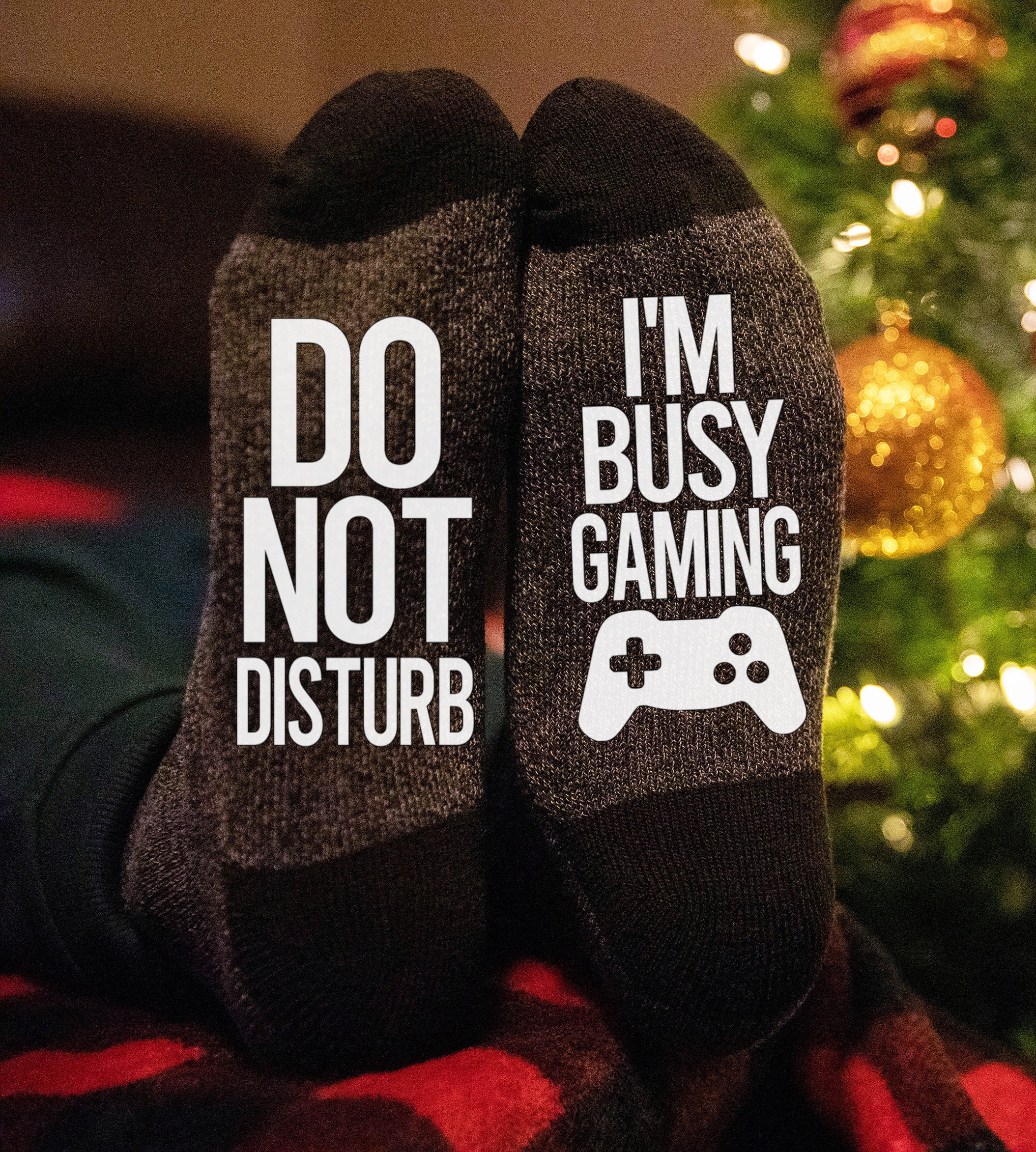 Customizable Socks Do Not Disturb I'm Busy Gaming: 15% | Etsy