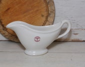 Vintage US Army Sauce Pitcher - Gravy Boat - Tepco -
