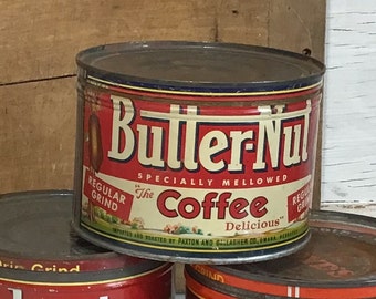 Vintage ButterNut Coffee Can - Omaha, Nebraska