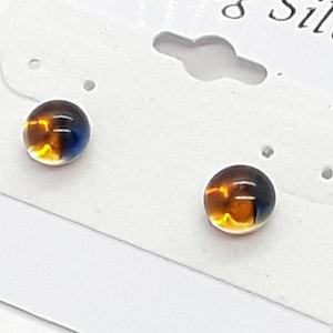 Succulent jewelry-Handmade Murano earrings.
