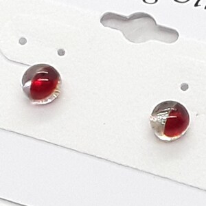 Succulent jewelry-Handmade Murano earrings.