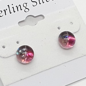 Succulent jewelry-Handmade Murano earrings.