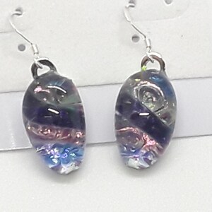 Succulent jewelry-handmade murano earrings.