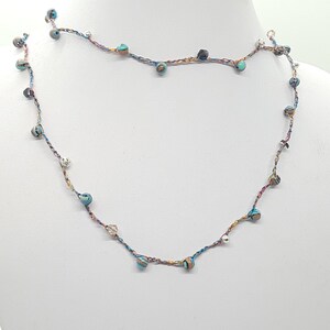 Sappige sieraden, handgemaakte veelzijdige zijden ketting of armband met natuurlijke edelstenen, parels, kralen en swarovski kristallen-vele keuzes.