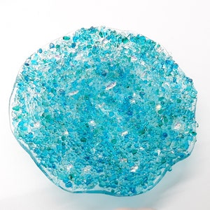 Glass jewelry dish-soap dish-trinket dish.