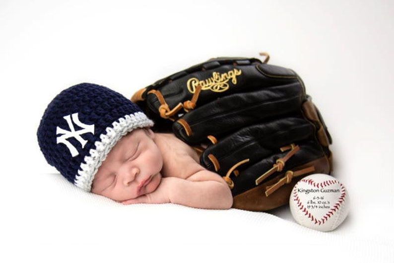 Baby Yankees Hat Baby Boy Hat Baby Girl Hat Yankees Diaper Etsy
