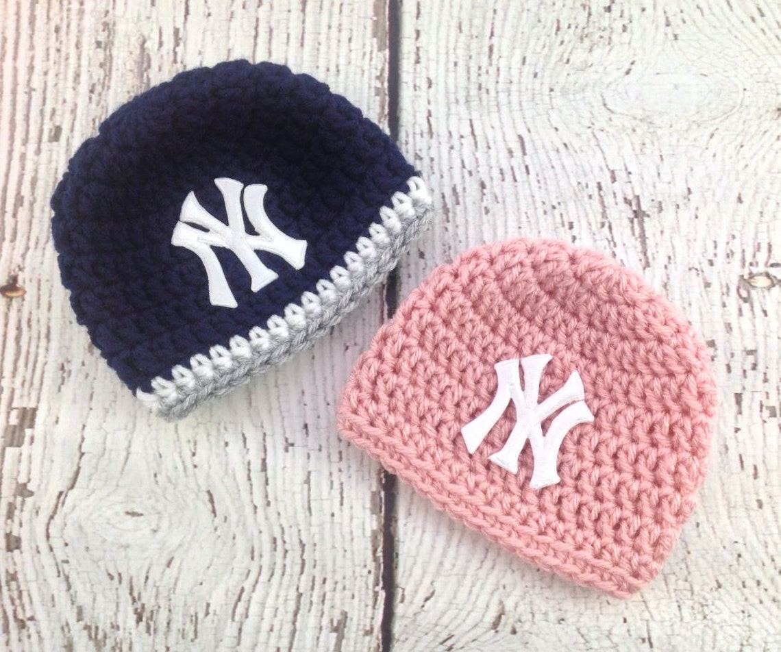 Baby Yankees Hat Baby Girl Hat Baby Boy Hat Yankees Etsy