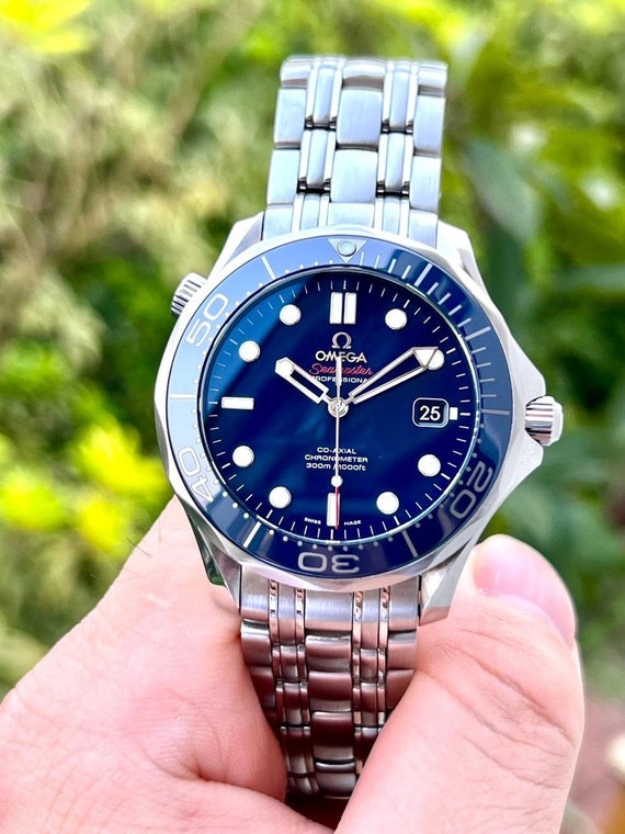 Omega Seamaster 41mm James Bond Blue Dial Steel Wa