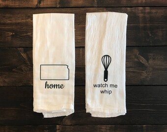 Tea Towel - Funny Kitchen Towels - Dish Towel - Kitchen Decor - Hostess Gift - Shower Gift - Housewarming Gift - Flour Sack Towel