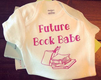 Book Club Baby Onesie, Book Club Onesie, Baby Onesie, Wacky Onesie