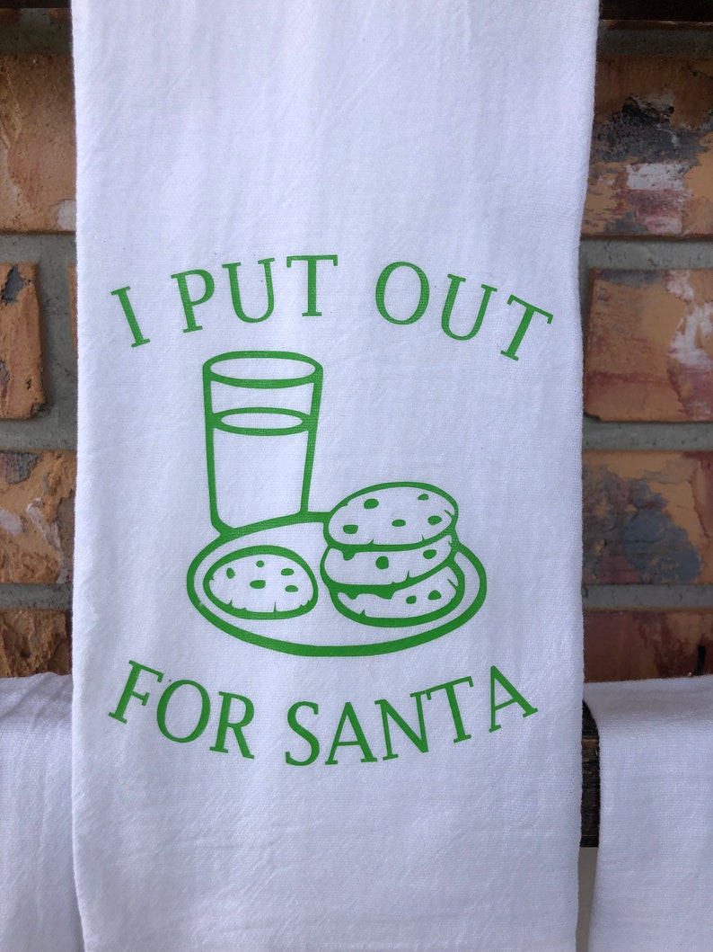 Christmas Tea Towel Funny Kitchen Towels Dish Towel Etsy