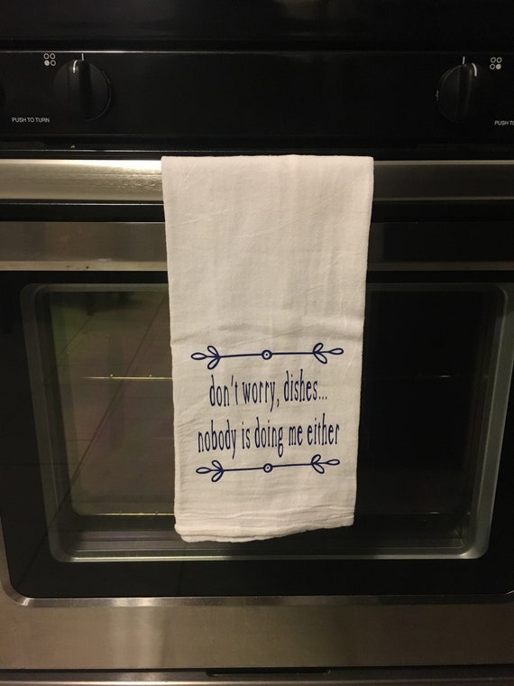 Funny Kitchen Towels Dish Towels Kitchen Decor Hostess 