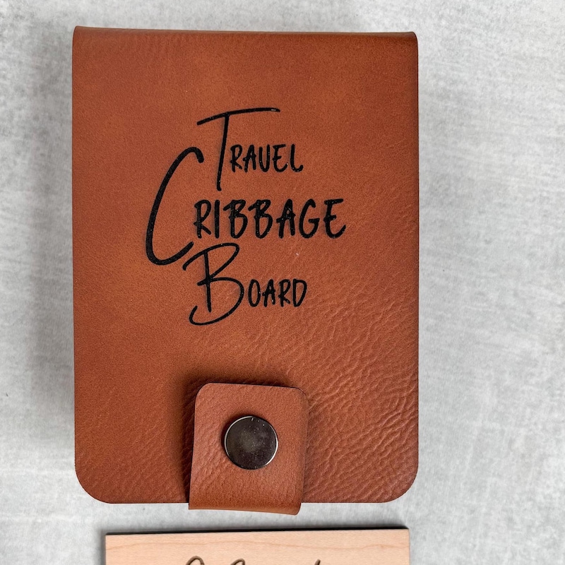 Pocket Travel Cribbage Game w/card storage