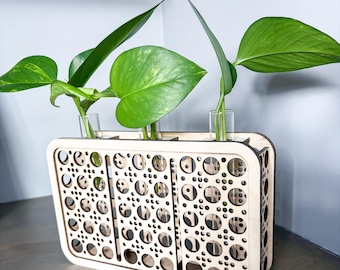Rattan Propagation Station, 3 Tube Propagation