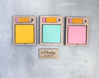 Teacher Sticky Note Holder