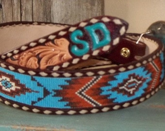 Handmade beaded belt