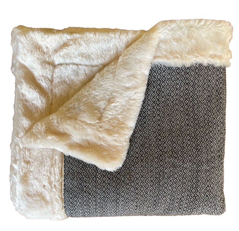 Soft Modern Luxury Boho Throw Blanket and Pillow Cozy Etsy