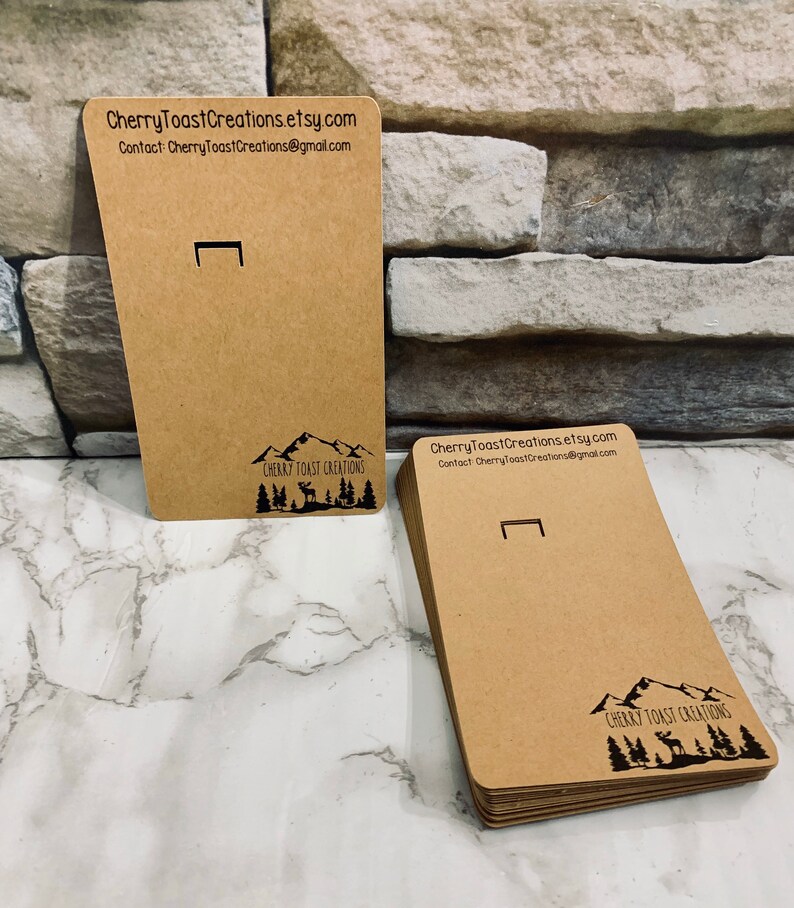 Badge Reel Display Cards / Customized Reel Cards / Small | Etsy