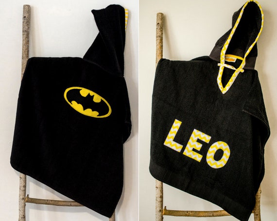 batman poncho towel