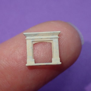 Tudor stone style fireplace,  1/144th scale
