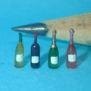 Wine bottles, 1/48th scale
