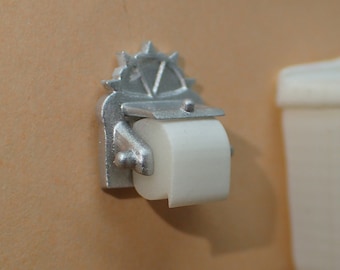 old fashioned toilet roll holder doll