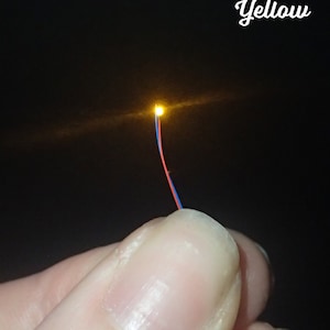 Yellow micro LED