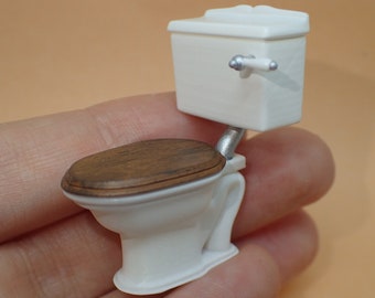 Traditional low cistern toilet KIT, 1/24th scale