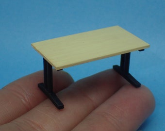 Modern office desk, 1/48th scale