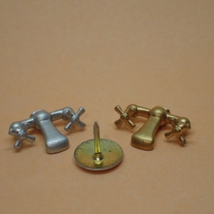 Bath mixer taps, 1/24th scale