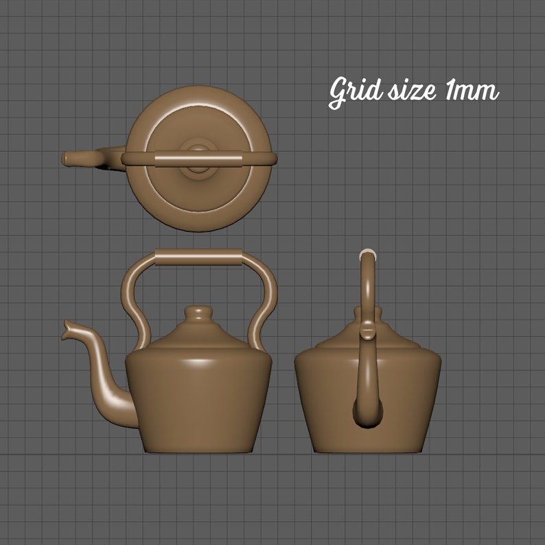 Traditional Kettle 1/24th Scale Etsy UK