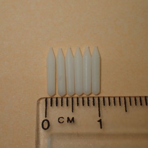Set of 6 candles, 1/24th scale