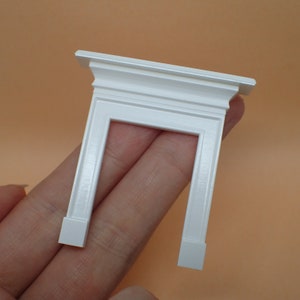 Mantel and fire surround, small, 1/24th scale