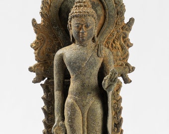仏像 - アンティーク インドネシア スタイル ジャワ アモガシッディ