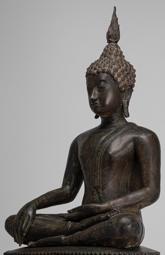 大きな仏像 - アンティークタイスタイル スコータイ悟りの仏陀