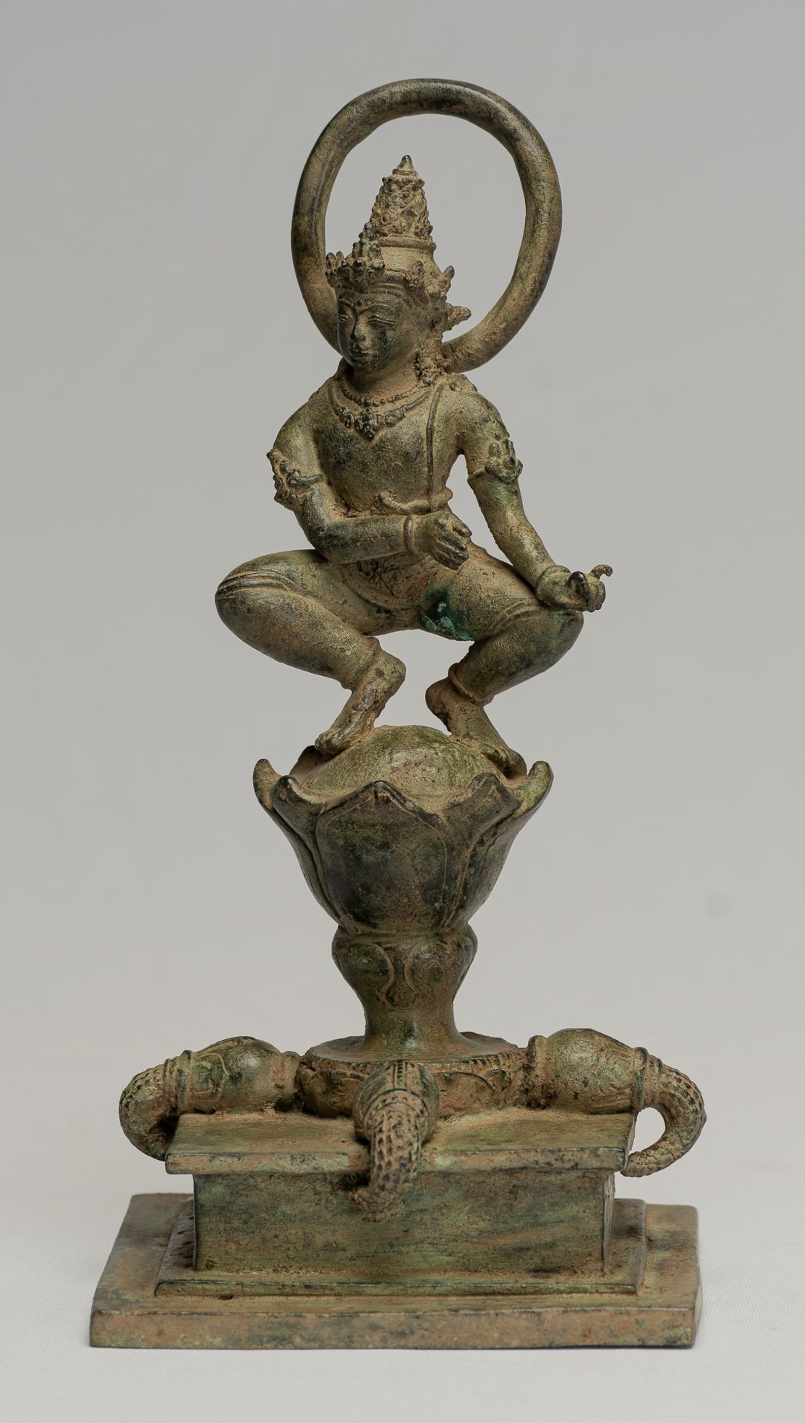 Tara Statue Antique Java Style Majapahit Seated Bronze Devi - Etsy
