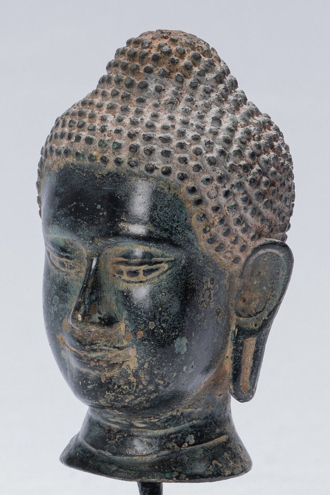 スコータイ様式 仏頭 Buddha【アンティーク】 Yahoo!オークション -「スコータイ 仏像」の落札相場・落札価格