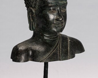 古い仏頭 唐物 東南アジア 残欠