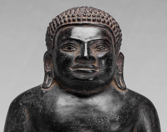 ブッダ　仏陀　仏頭　仏像　タイ　アンティーク　置物 仏陀 ブッダ 像 仏像 坐像 金 タイ チベット 仏教 瞑想 浄化