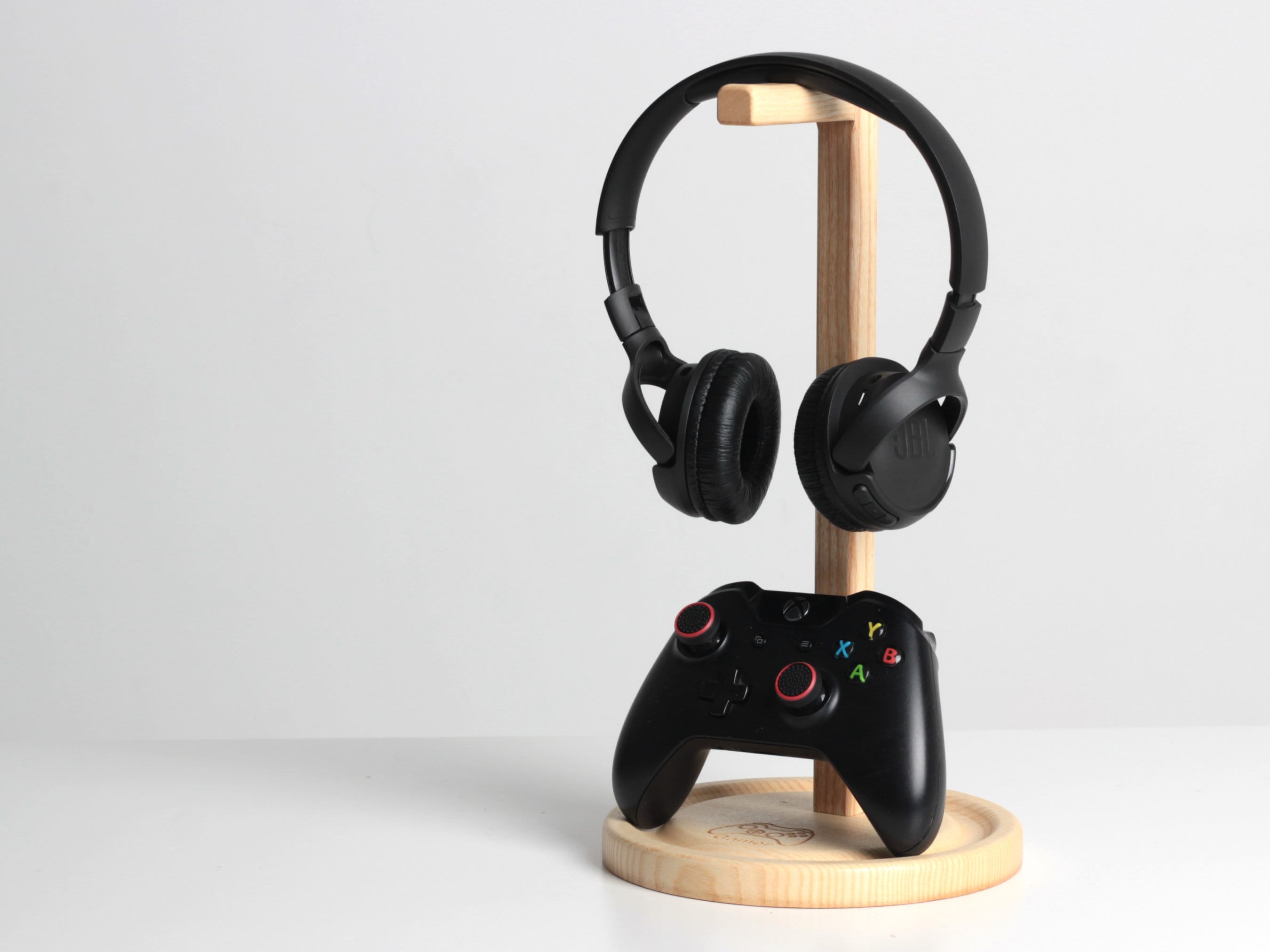 Headset stand with Xbox or PS controller holder Personalized Etsy