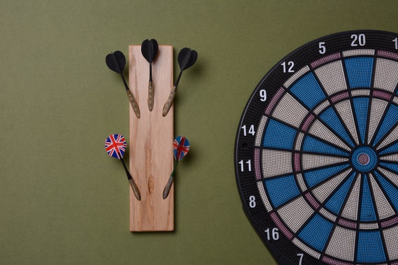 Dart rack legno, porta freccette, albero di freccette, regalo di freccette  personalizzato per la festa del papà -  Italia